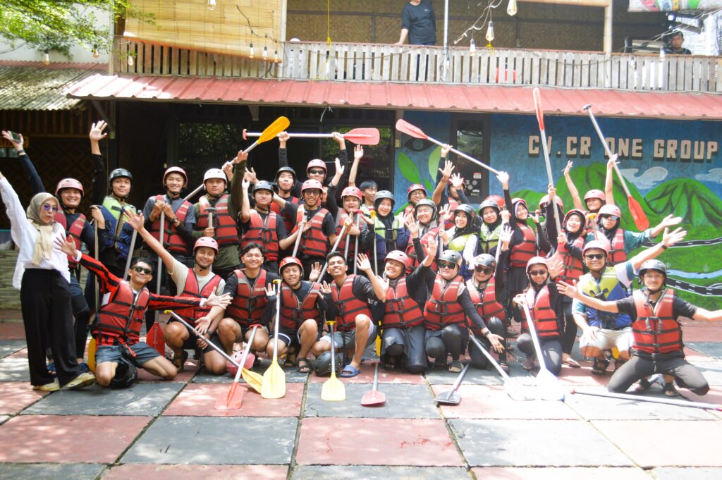 foto sebelum rafting di cisadane