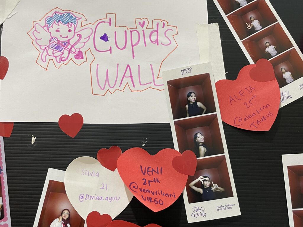 berfoto di cupid wall