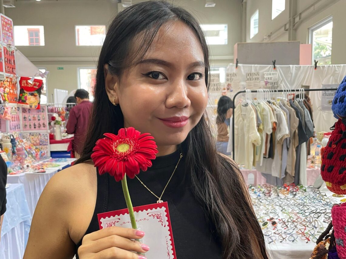 bunga dan bazar local brand di chillax