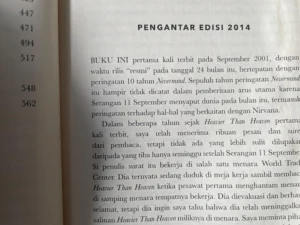 kata pengantar buku heavier than heaven untuk review