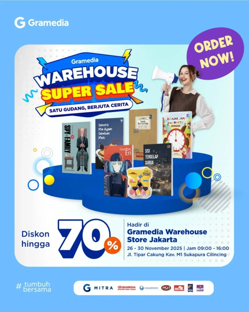 poster event super sale warehouse gramedia
