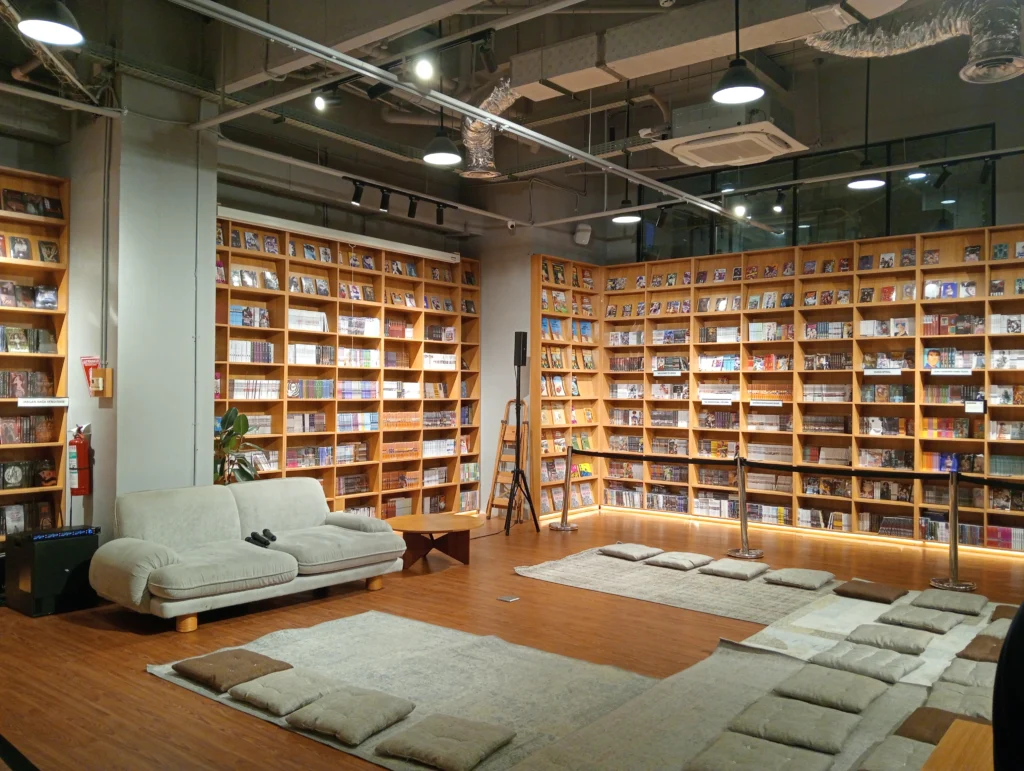 Discussion space for book launching or book talk in Gramedia Jalma
